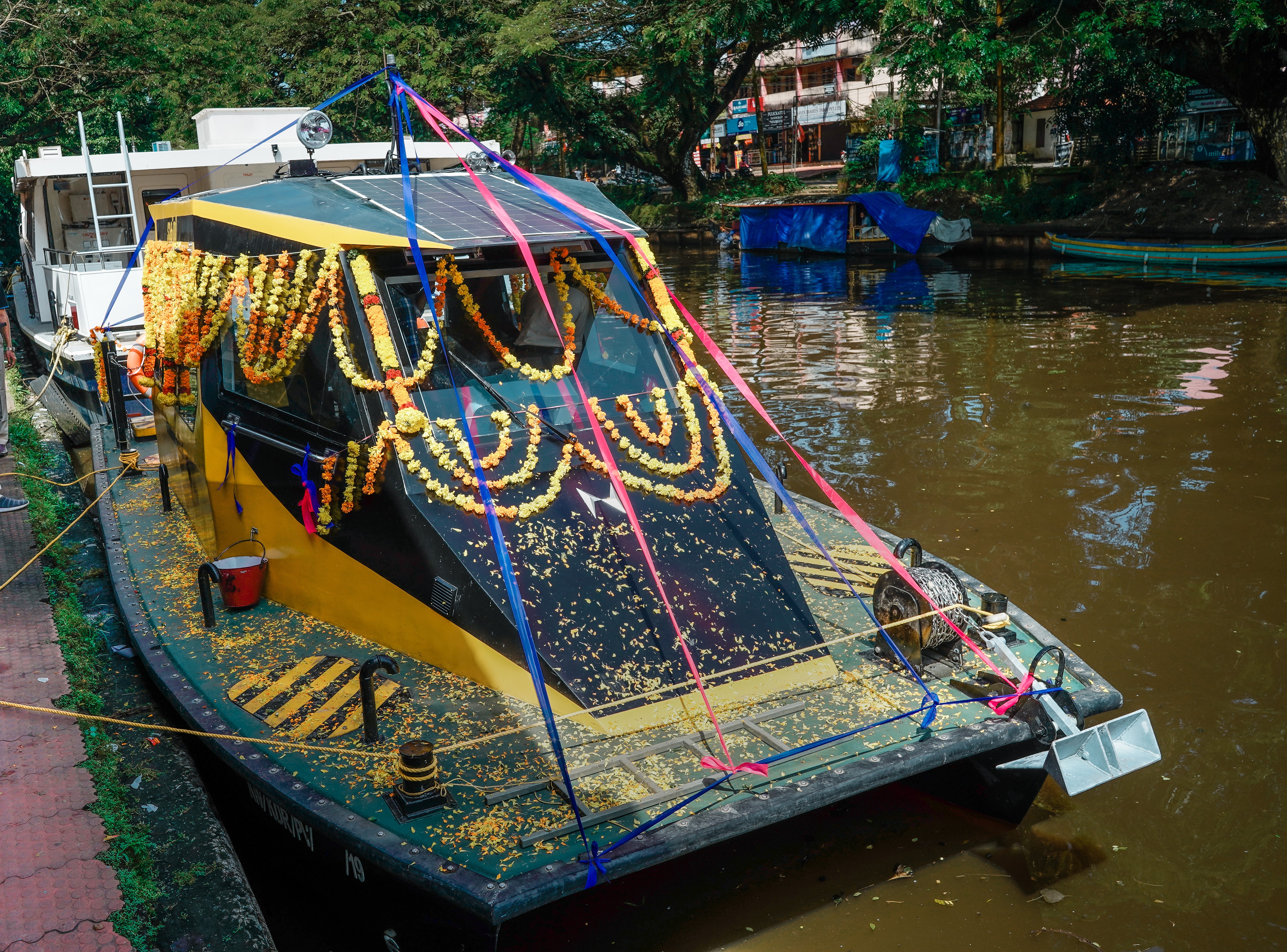 Water taxi inaugurated by Kerala Chief Minister